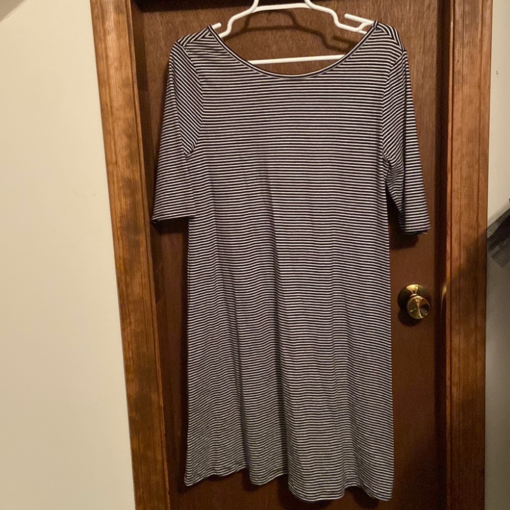 old navy 3/4 sleeve dress